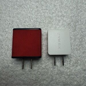 Lot Of 2 Wall Chargers Solaray And Dynex Red/White
